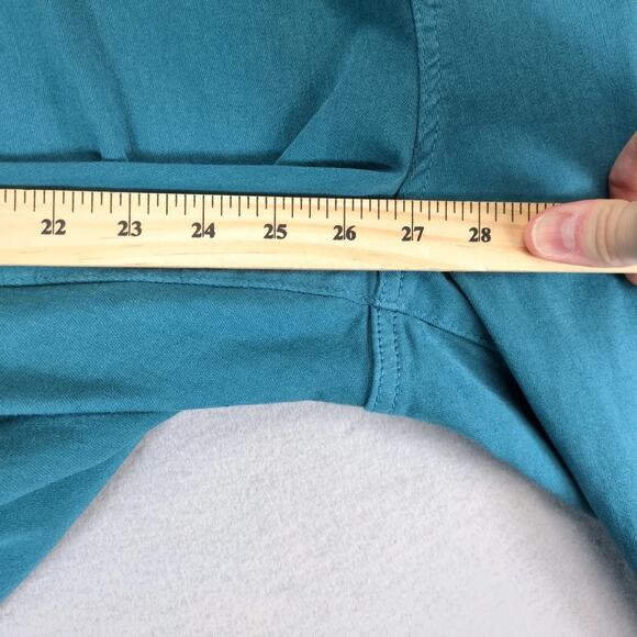 Kut from the Kloth Teal High Rise Ankle Skinny Pants Women's 22W Stretch 42x26" - Picture 6 of 10